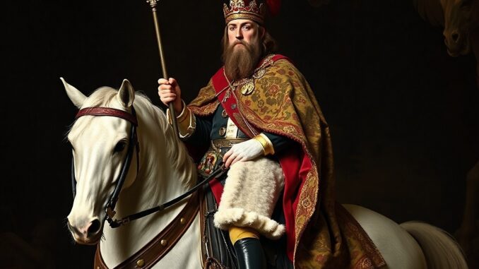 Kral_Karel_IV_na_koni_1